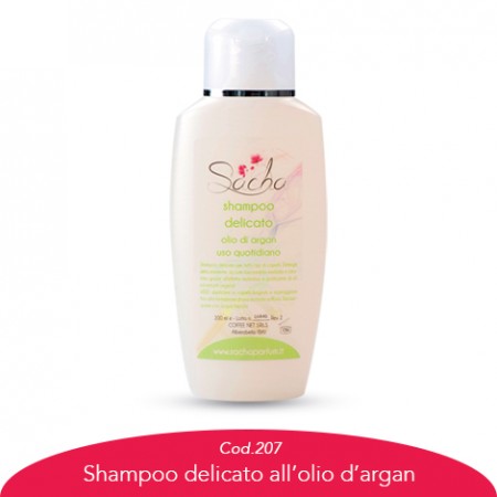 Shampoo delicato all'olio di argan per uso quotidiano