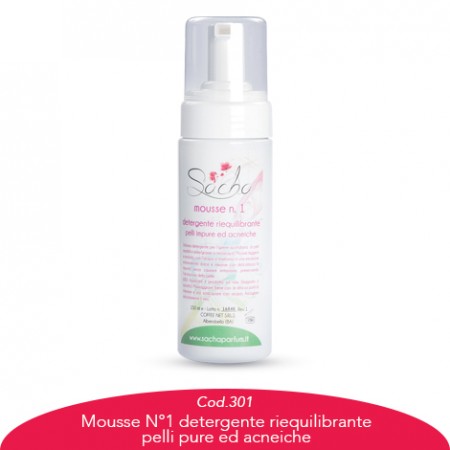 Mousse n.1 detergente riequilibrante pelli pure ed acneiche