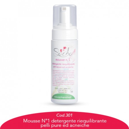 Mousse n.1 detergente riequilibrante pelli pure ed acneiche