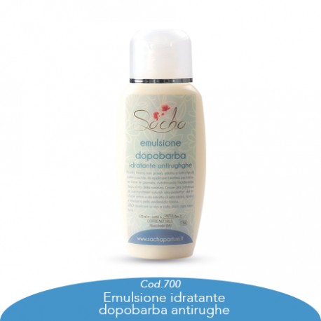 Emulsione idratante dopobarba antirughe