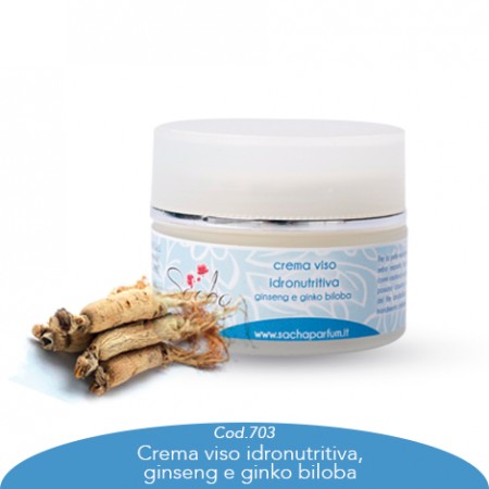 Crema Viso Idronutritiva ginseng e ginkgo biloba