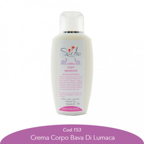 Crema corpo bava di lumaca