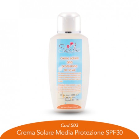 Crema solare media protezione SPF30