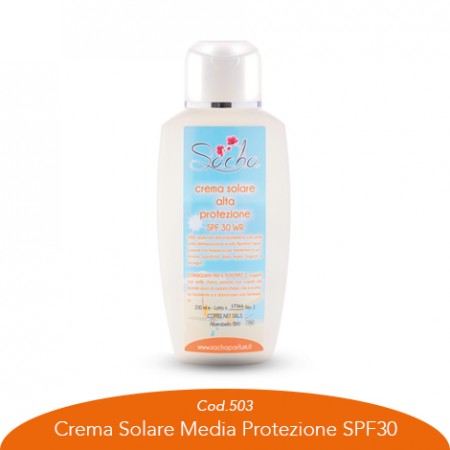 Crema solare media protezione SPF30