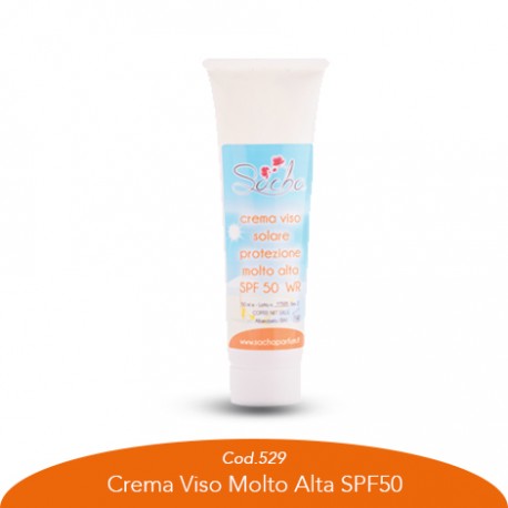 Crema viso molto alta SPF50