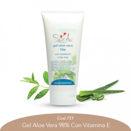 Gel Aloe Vera 98% con vitamina E