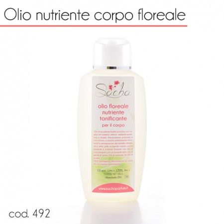 Olio nutriente corpo floreale